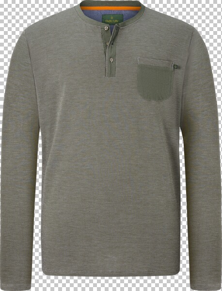 Langarmshirt EARL MARCUS oliv von Charles Colby
