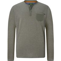 Langarmshirt EARL MARCUS oliv von Charles Colby