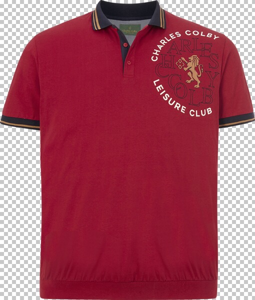 Poloshirt EARL ETHNEY Charles Colby rot von Charles Colby