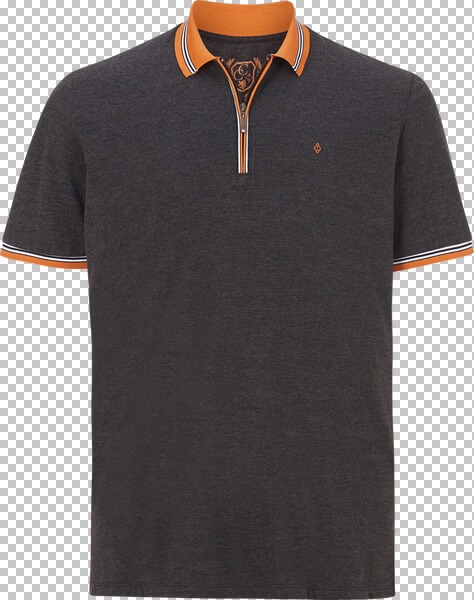 Poloshirt EARL PAT dunkelgrau von Charles Colby