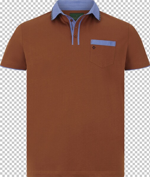 Poloshirt EARL WILLMER Charles Colby dunkelorange von Charles Colby