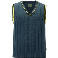 Pullunder EARL CHARLES petrol von Charles Colby