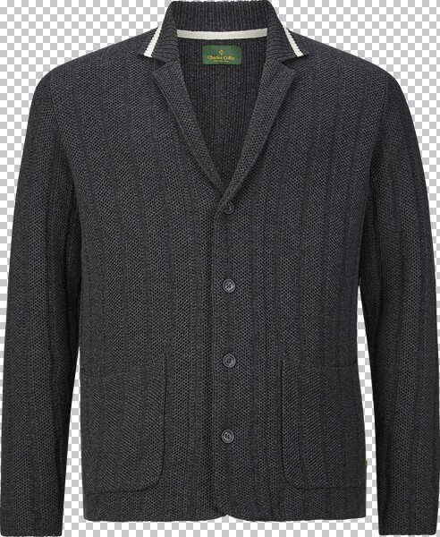 Strickjacke DUKE MODEST dunkelgrau von Charles Colby