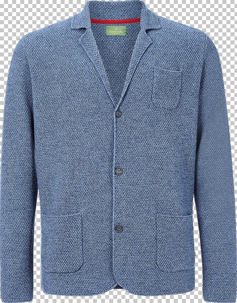 Strickjacke EARL JAMES Charles Colby blau von Charles Colby