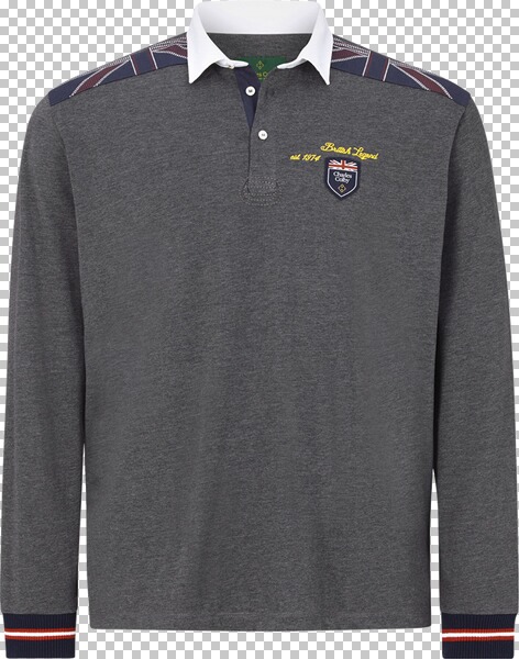 Sweatshirt EARL PEREDUR dunkelgrau von Charles Colby