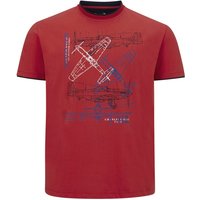 T-Shirt EARL DILLONS rot von Charles Colby