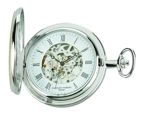 Charles Hubert 3859 Zweifarbige mechanische Taschenuhr von Charles-Hubert, Paris