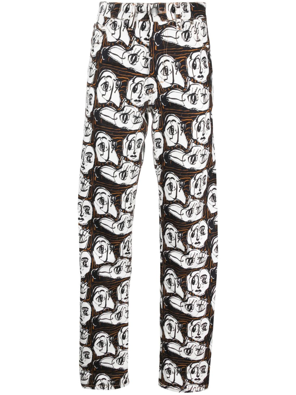 Charles Jeffrey Loverboy Art Jeans - Schwarz von Charles Jeffrey Loverboy