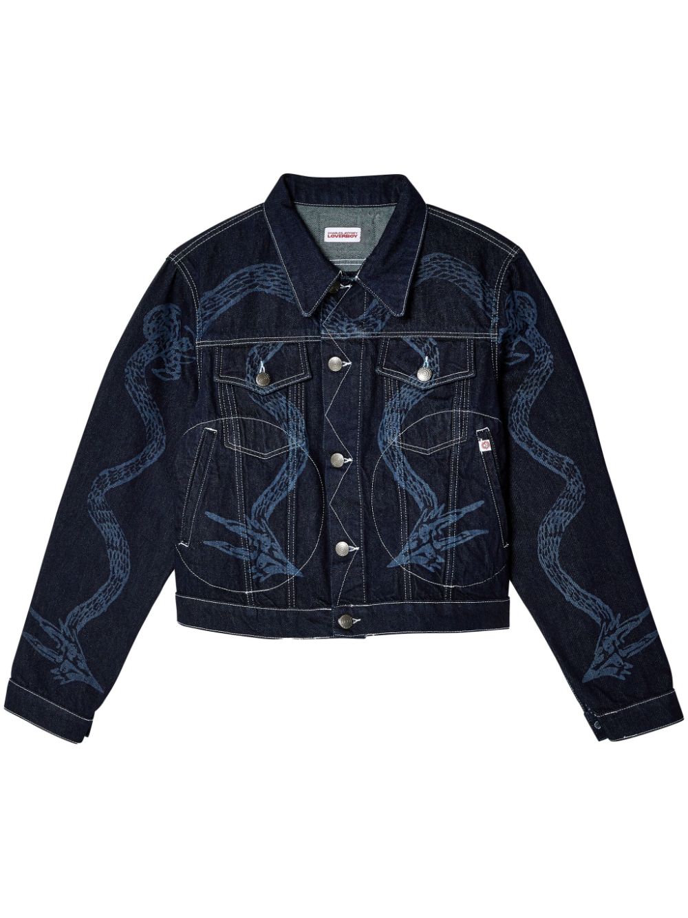 Charles Jeffrey Loverboy Klassische Jeansjacke - Blau von Charles Jeffrey Loverboy