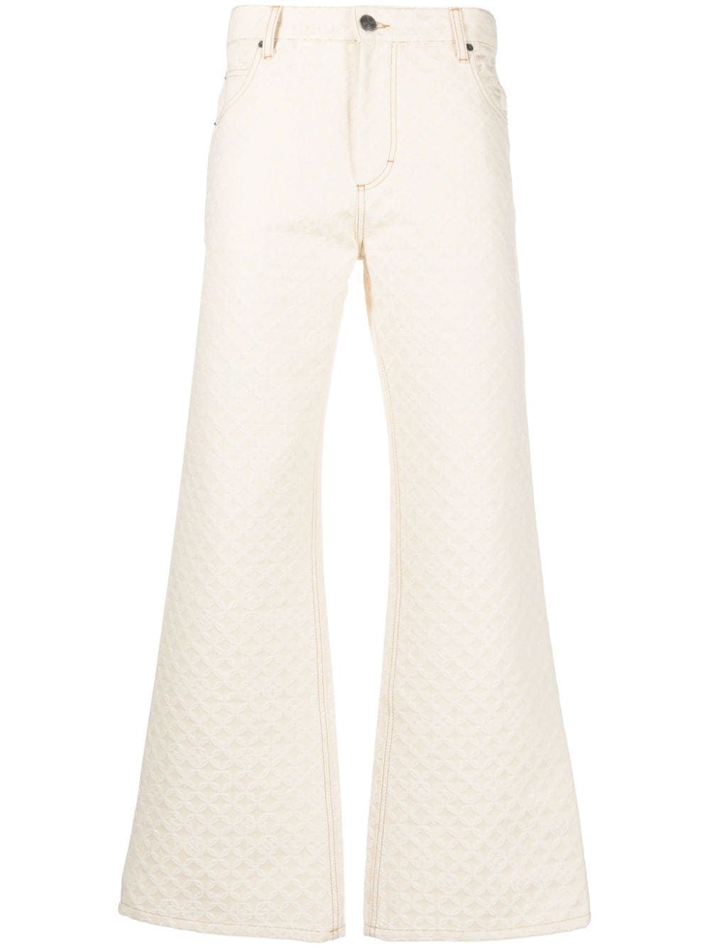 Charles Jeffrey Loverboy Klassische Straight-Leg-Jeans - Nude von Charles Jeffrey Loverboy