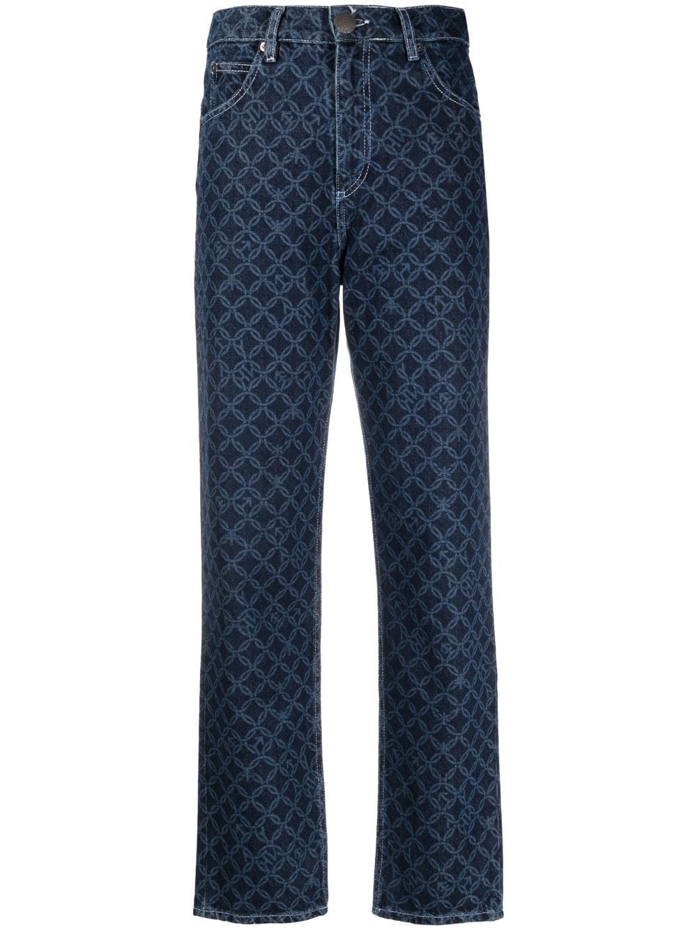 Charles Jeffrey Loverboy Jeans mit geradem Bein - Blau von Charles Jeffrey Loverboy