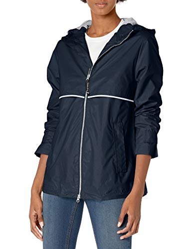 Charles River Apparel Damen 5099 Regenjacke, True Navy Reflective, 3XL EU von Charles River Apparel