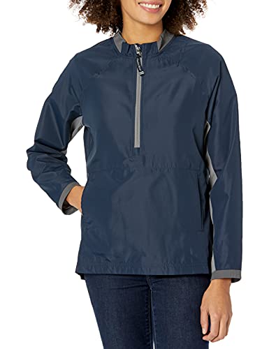 Charles River Apparel Damen Bunker Lightweight Quarter Zip Windshirt Windjacke, Marineblau/grau, XXX-Large von Charles River Apparel