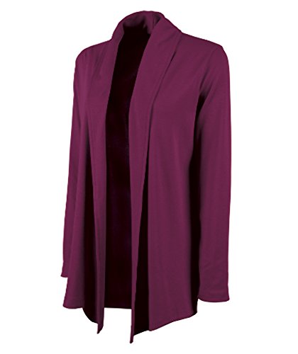 Charles River Apparel Damen Cardigan Wrap Wickel-Strickjacke, Beere, Klein von Charles River Apparel