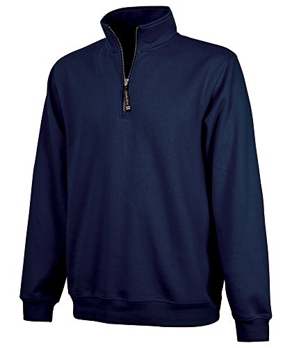 Charles River Apparel Herren Crosswind Quarter Zip Sweatshirt, Marineblau, X-Large von Charles River Apparel