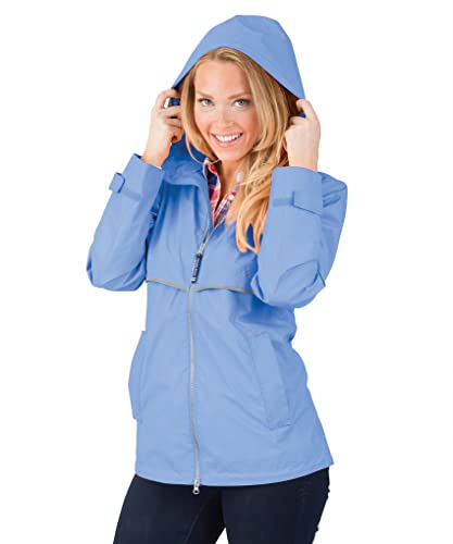 Charles River Apparel New Englander Damen Regenjacke - Blau - 3X-Groß von Charles River Apparel