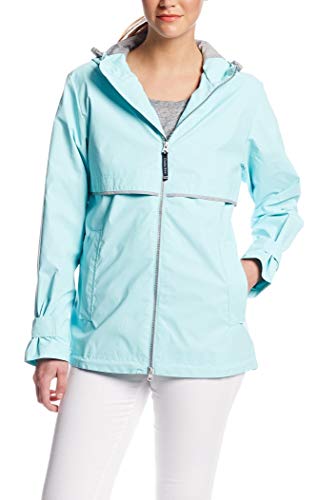 Charles River Apparel New Englander Damen Regenjacke - Türkis - X-Klein von Charles River Apparel