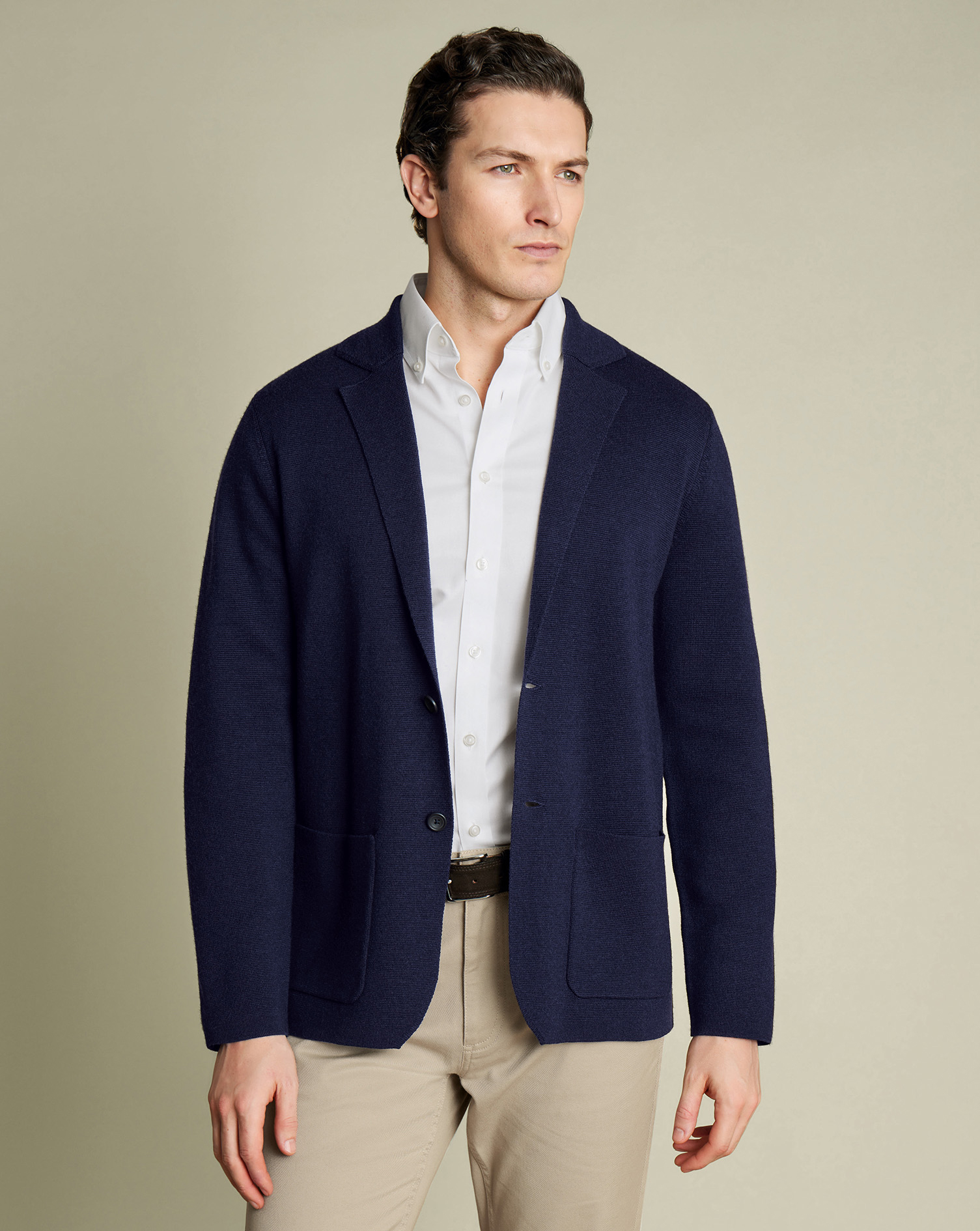 Charles Tyrwhitt Merino-Blazer - Marineblau Charles Tyrwhitt Merino-Blazer - Marineblau von Charles Tyrwhitt
