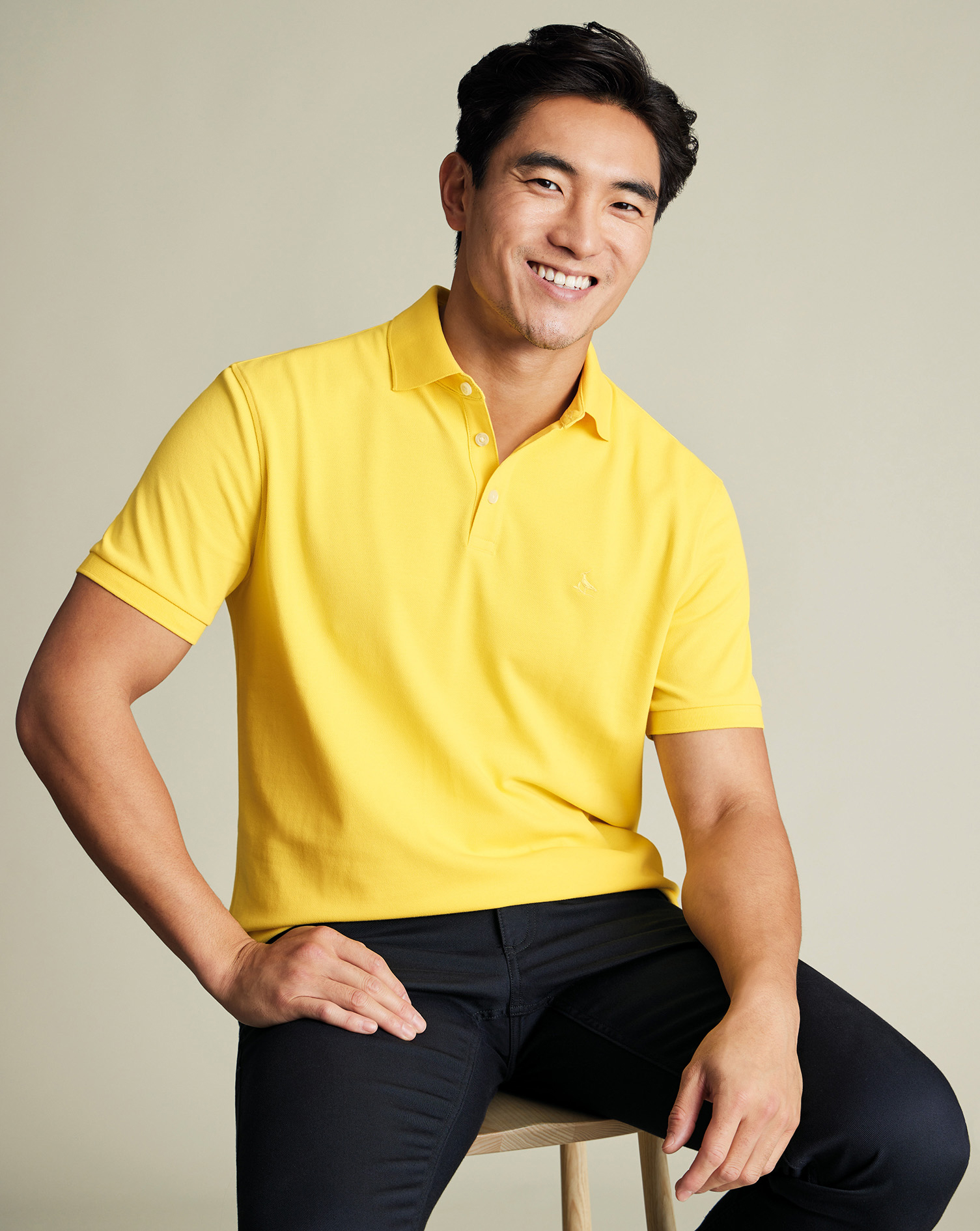 Charles Tyrwhitt Piqué-Polo - Zitronengelb Charles Tyrwhitt Piqué-Polo - Zitronengelb von Charles Tyrwhitt