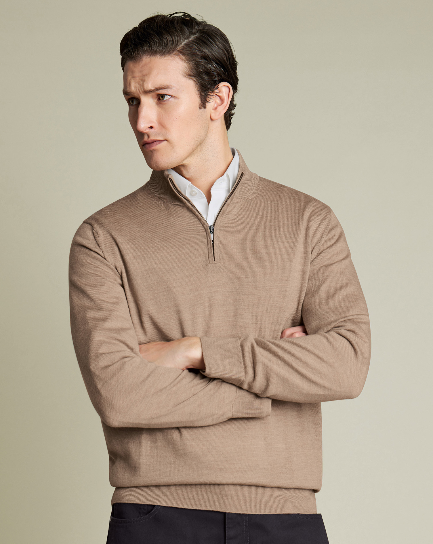 Charles Tyrwhitt Troyer aus Merino - Graubraun Charles Tyrwhitt Troyer aus Merino - Graubraun von Charles Tyrwhitt
