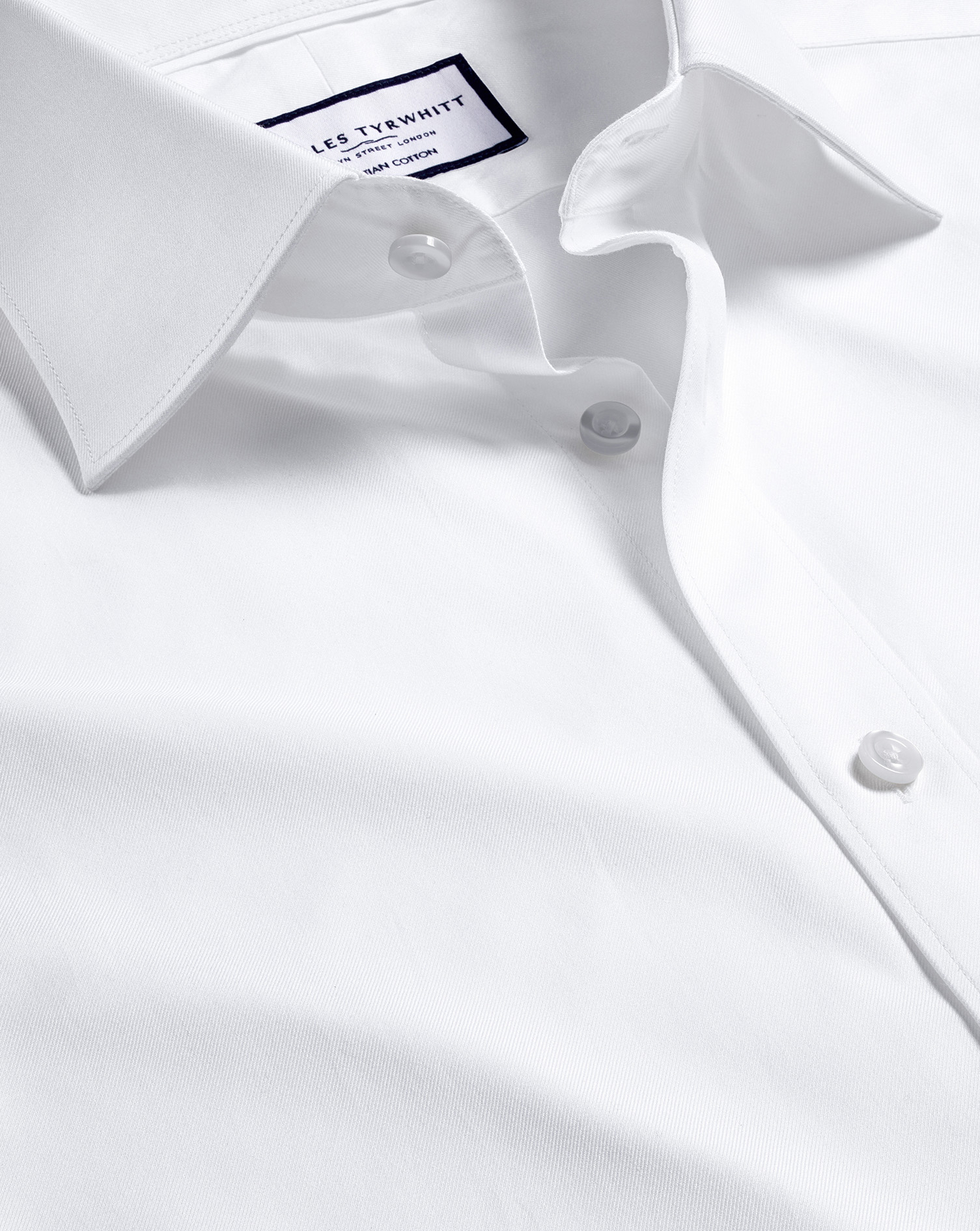Charles Tyrwhitt Luxus-Twillhemd - weiß Umschlagmanschette Charles Tyrwhitt Luxus-Twillhemd - weiß Umschlagmanschette von Charles Tyrwhitt