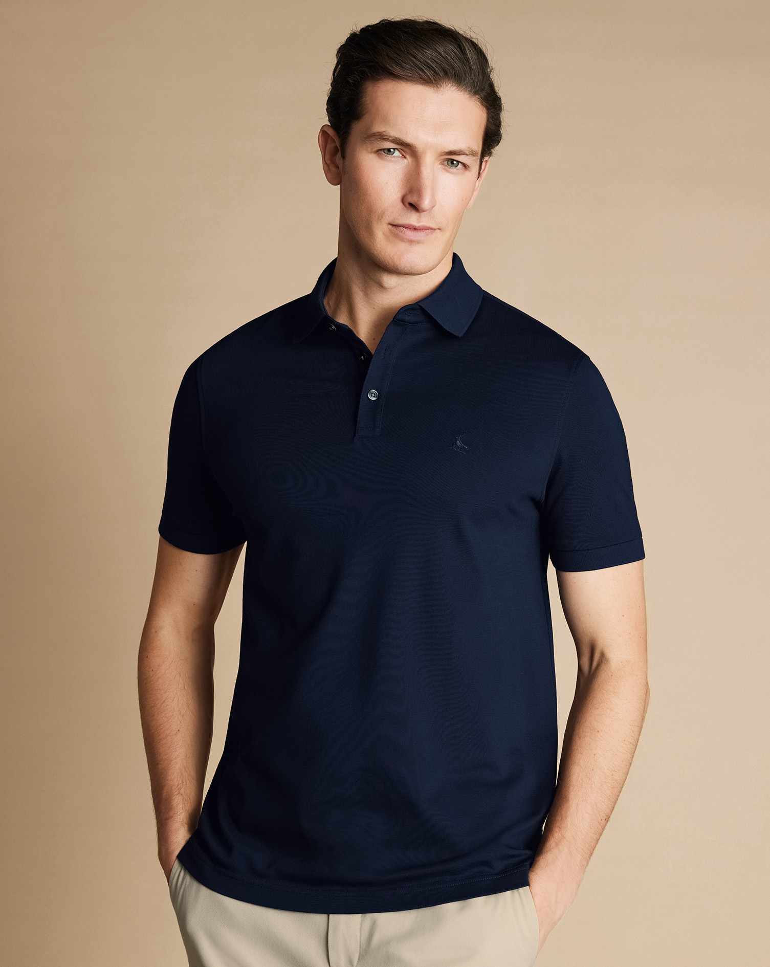 Charles Tyrwhitt Tyrwhitt Piqué-Polo - Marineblau von Charles Tyrwhitt