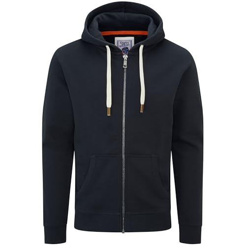 Charles Wilson Original-Kapuzenpullover mit Reißverschluss (X-Large, Graphite (0819)) von Charles Wilson