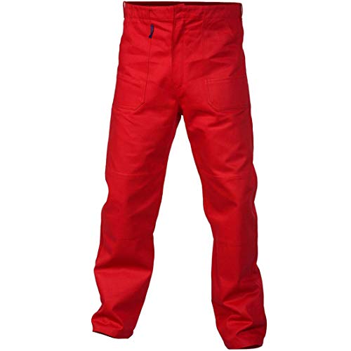 Charlie Barato® Arbeitshose Herren - waschfeste Bundhose rot (60) von Charlie Barato