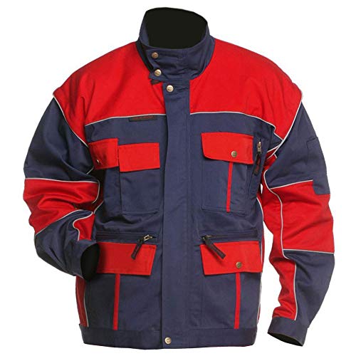 Charlie Barato Arbeitsjacke Herren 2in1 hydronblau/rot (50) von Charlie Barato