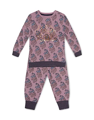 Charlie Choe Girls Pajamas Schlafanzüge, Light Mauve + AOP, 170/176 von Charlie Choe