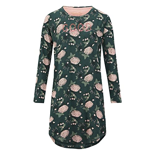 Charlie Choe Ladies Pajamas Schlafanzüge, Dark Green + AOP, XS von Charlie Choe