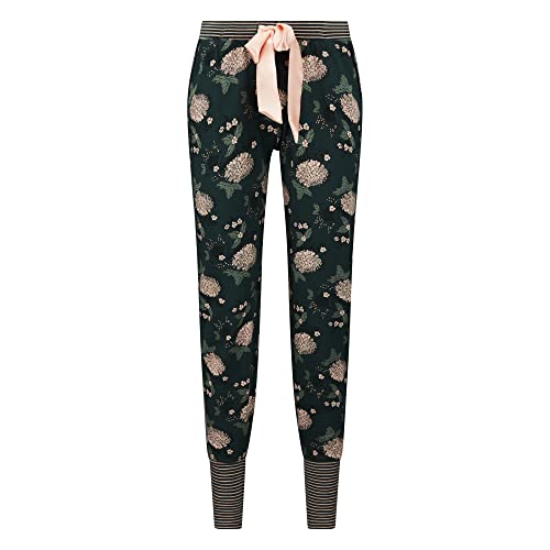 Charlie Choe Ladies Pajamas Schlafanzüge, Dark Green + AOP, XS von Charlie Choe