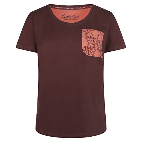 Charlie Choe Women's Women ss T-Shirt, Brown, M von Charlie Choe