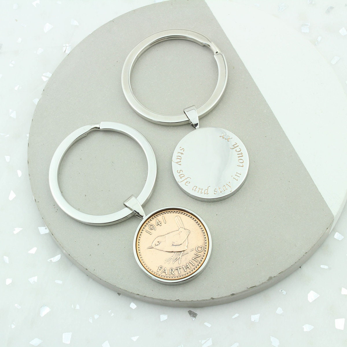 1945 80Er Geburtstag Schlüsselanhänger von CharlieBoots