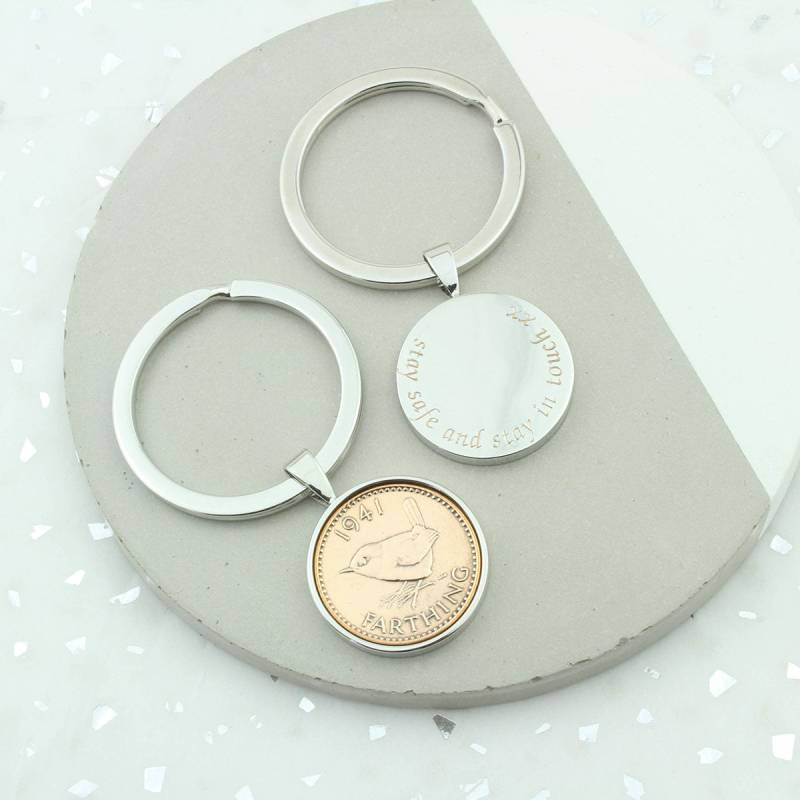 1945 80Er Geburtstag Schlüsselanhänger von CharlieBoots