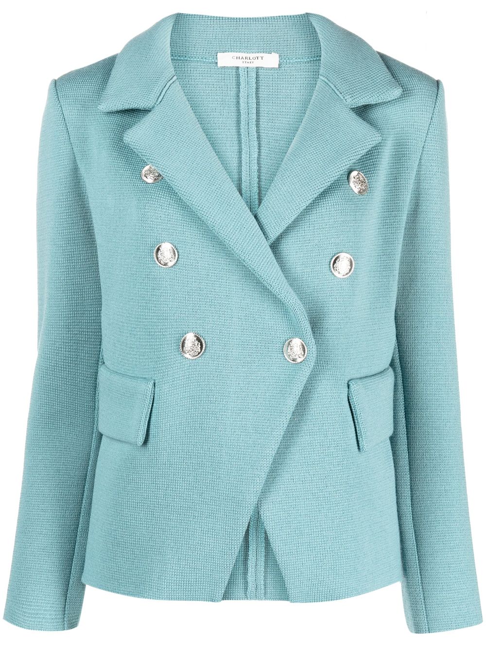 Charlott Doppelreihiger Blazer - Blau von Charlott