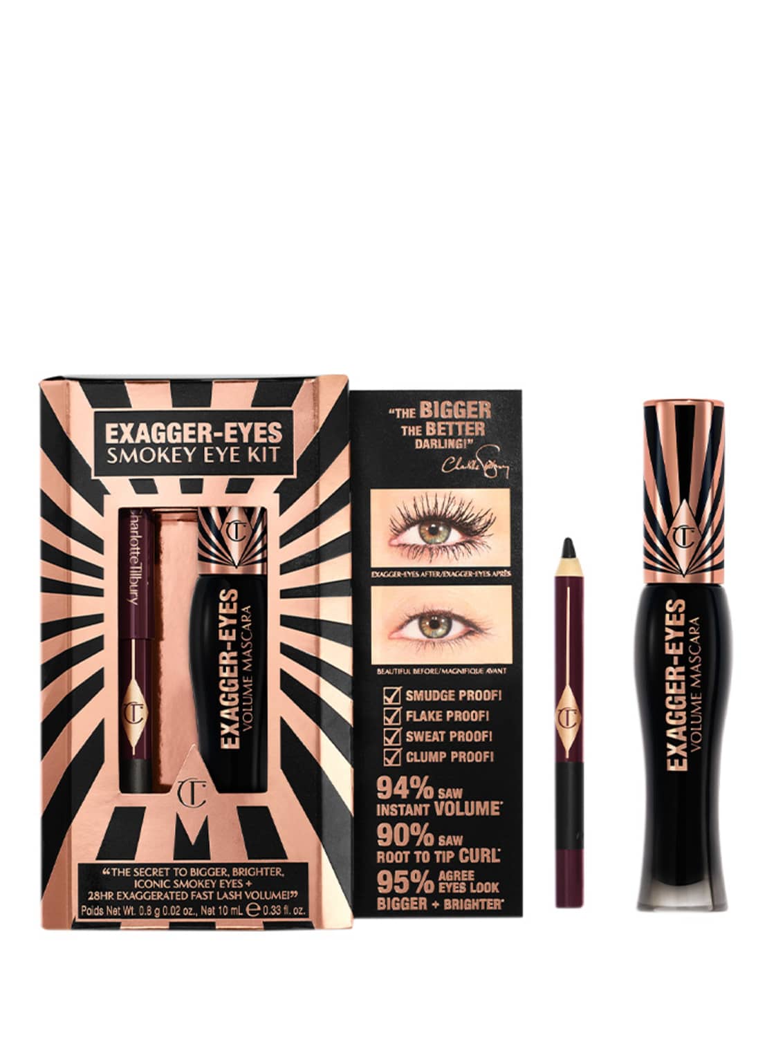 Charlotte Tilbury Exaggereyes Smokey Eye Kit Make-up Set von Charlotte Tilbury