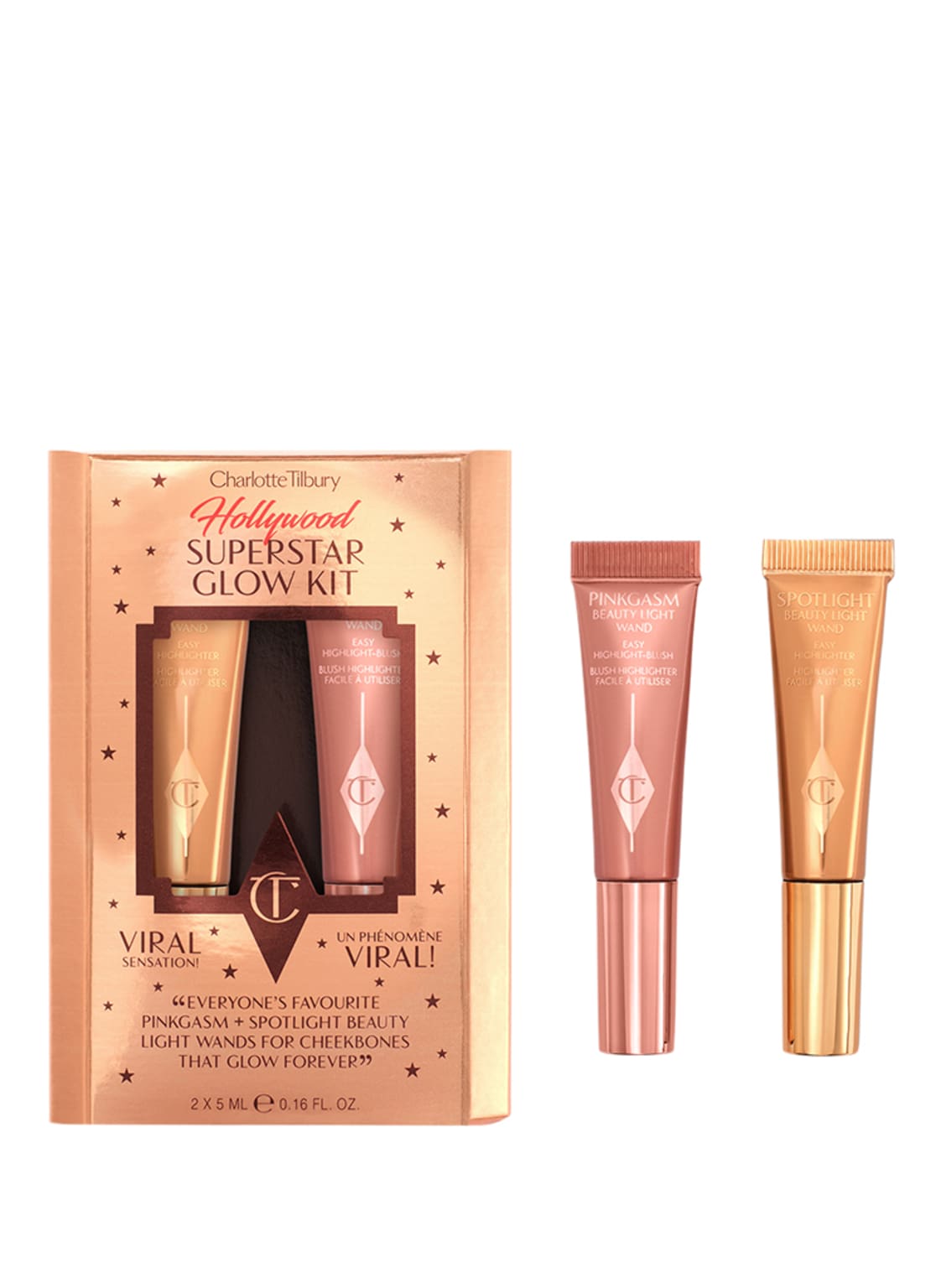 Charlotte Tilbury Hollywood Superstar Glow Kit Make-up Set 10 ml von Charlotte Tilbury