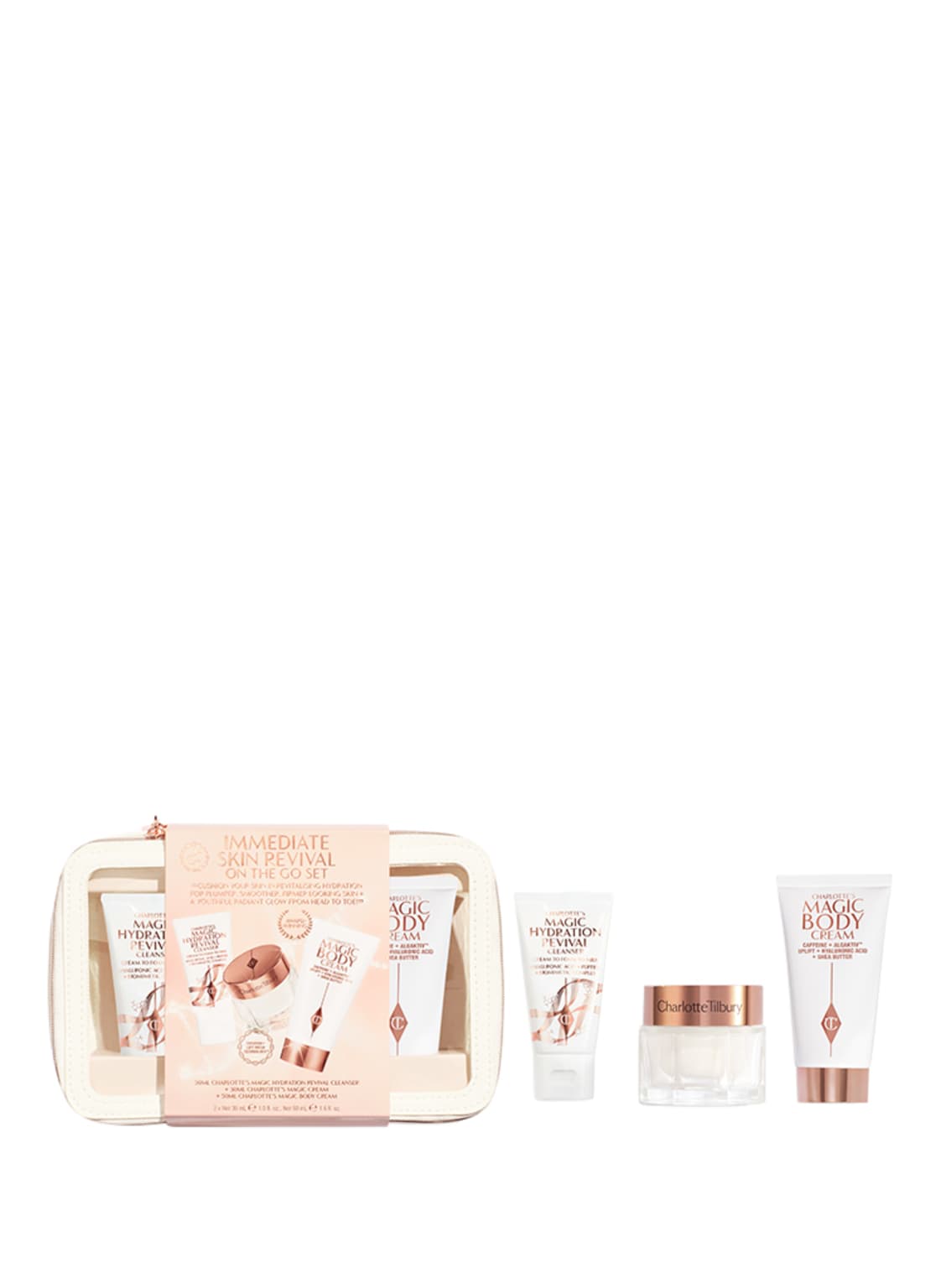Charlotte Tilbury Immediate Skin Revival On The Go Set Pflege-Set von Charlotte Tilbury