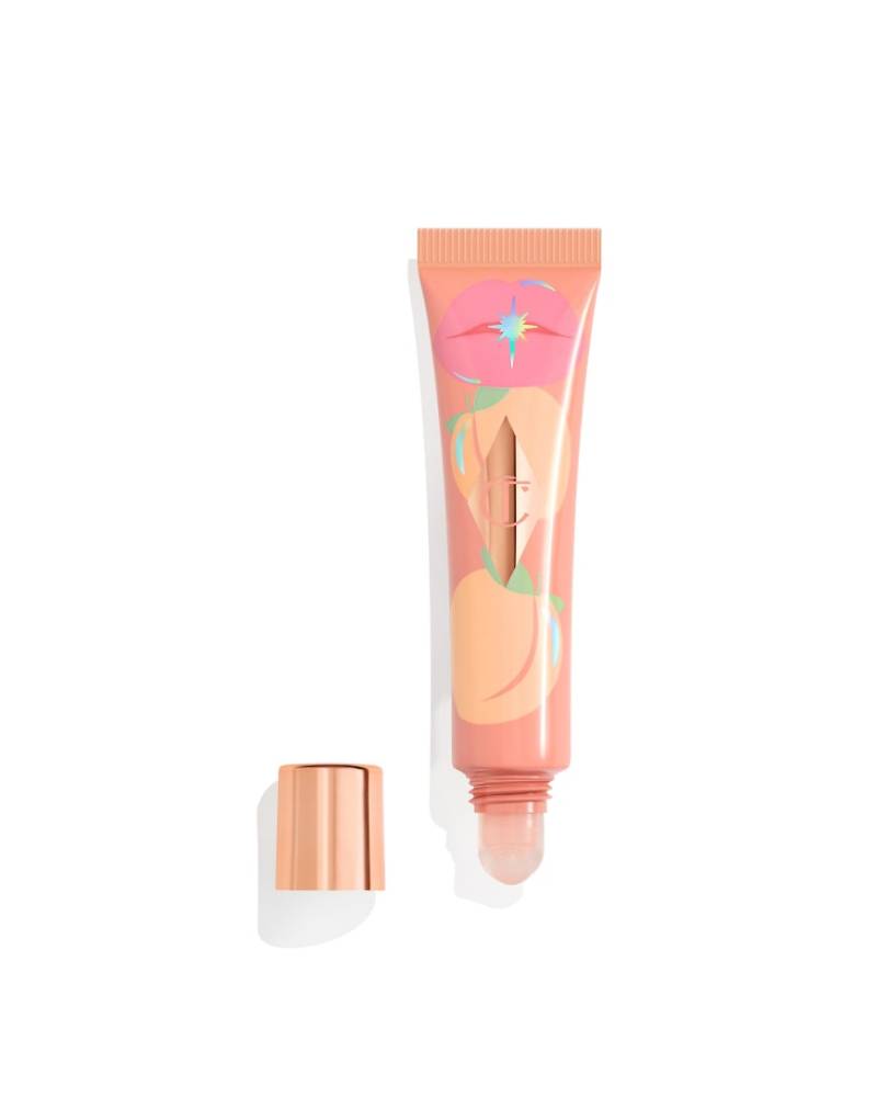 Charlotte Tilbury - Unreal Lips Healthy Glow Nectar - Lippenöl, Juicylicious Pure Peach-Orange von Charlotte Tilbury