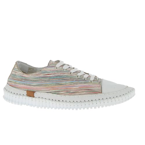 Charlotte of Sweden Damen Schnürer Sneaker, Creme/Kombi, 40 EU von Charlotte of Sweden