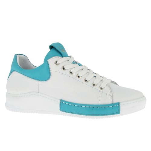 Charlotte of Sweden Damen Sneaker, weiß/aquamarin, 36 EU von Charlotte of Sweden