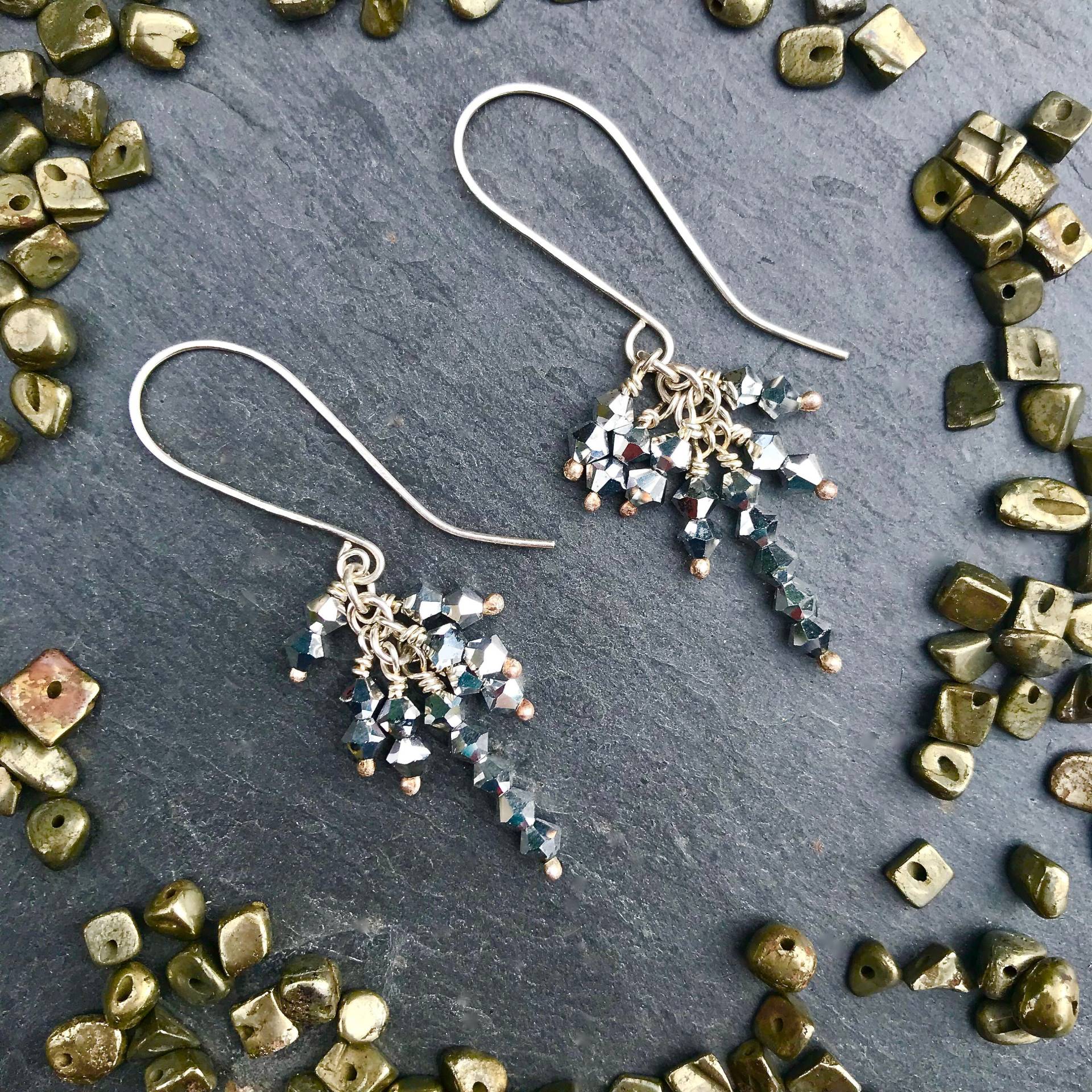 Swarovski Kristall Ohrringe Sterling Silber Party Sparkle von CharlotteJewellery