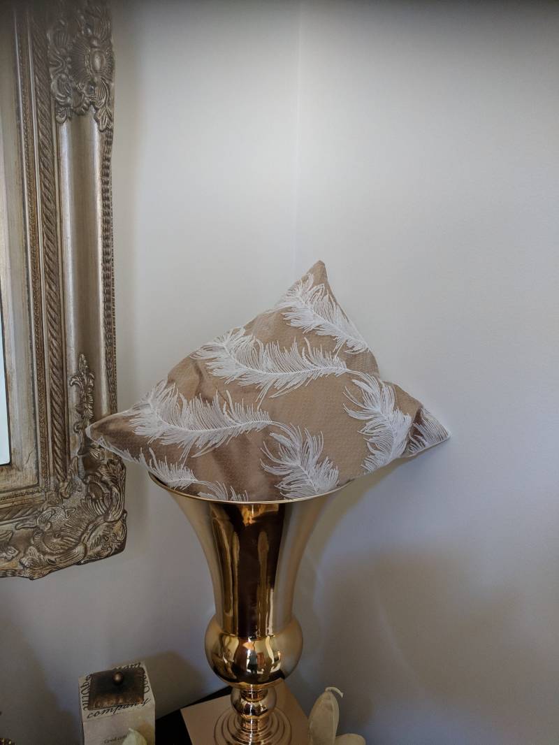 Spitzen Overlay Kissenbezug Mit Paspel - Made To Order Benutzerdefinierte Kinderwagen/Wiege Größe Kisseneinlage Geblümte Schneeflocke Feder von CharlottesDrawer