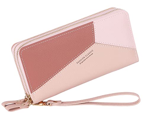 Geldbörse Damen Große Kapazität Geldbörse aus PU-Leder Elegant Doppelte Schicht mit Nähten Geldbörse Damen Große Kapazität Geldbörse aus PU-Leder Elegant Doppelte Schicht mit Nähten von Charltu