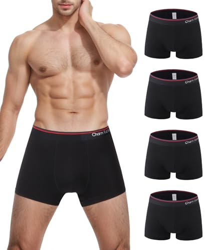 Charm Karter Herren Baumwolle Boxershorts - Unterhosen Männer Atmungsaktive Unterwäsche Unterhose Pack Geschenk von Charm Karter