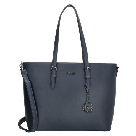 Charm London Birmingham Shopper 15,6"-Blue von Charm London