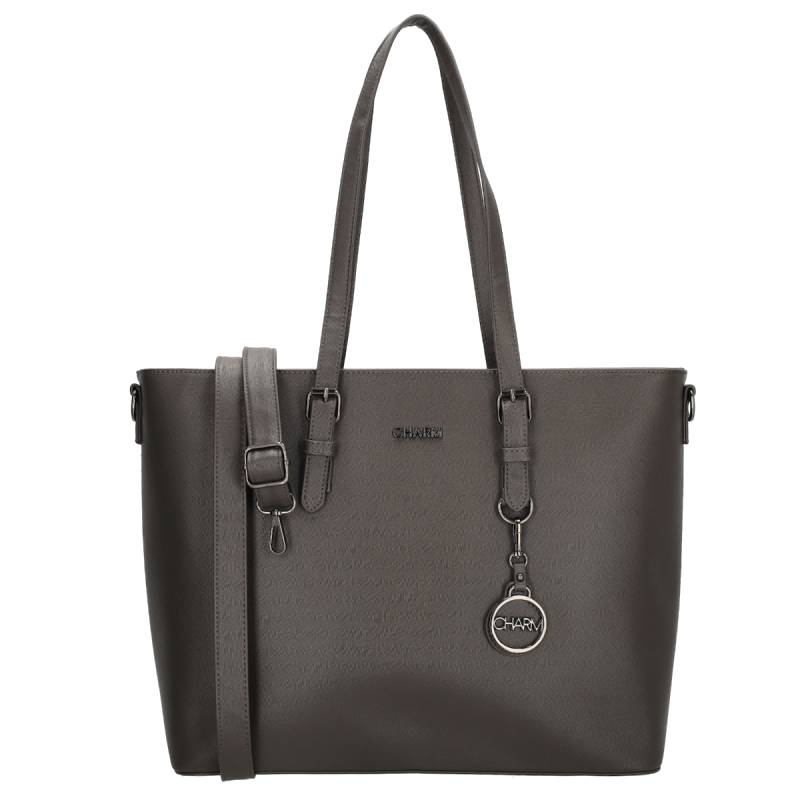 Charm London Birmingham Shopper 15,6"-ElephantGrey von Charm London