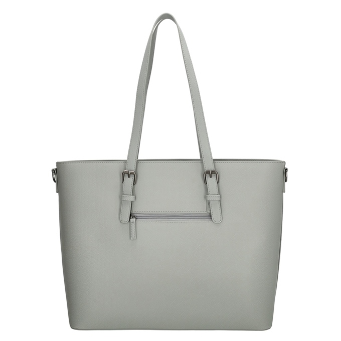 Charm London Birmingham Shopper 15,6"-Light Grey von Charm London