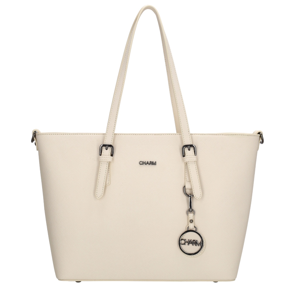 Charm London Birmingham shopper-Cream von Charm London